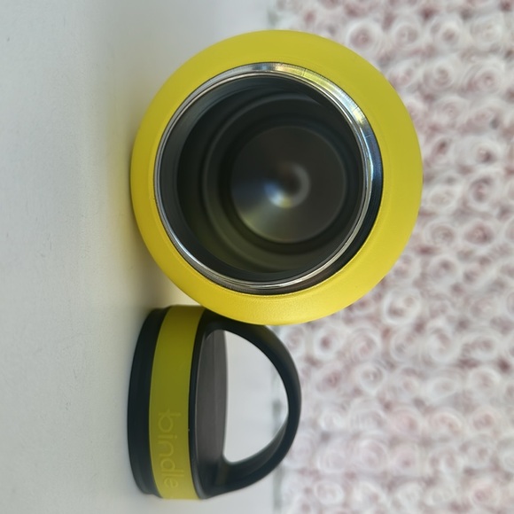 Bindle 24oz. Water Bottle With Bottom Compartment: Yellow - Picture 6 of 7